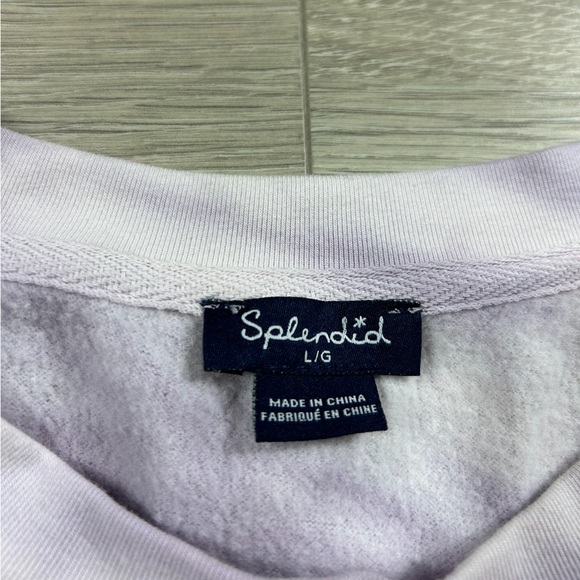 Splendid Tie Dye Pullover Crewneck Sweatshirt - Picture 4 of 7